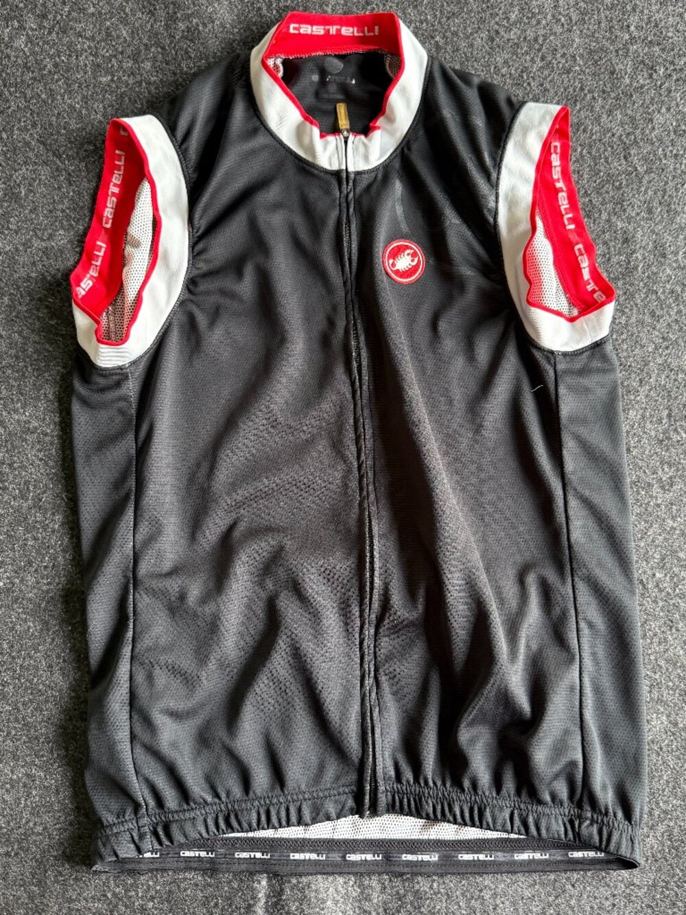 Castelli Mens Small Sleeveless Cycling Jersey Vest